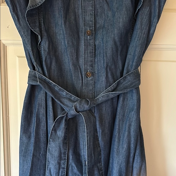 NWT Loft Denim Sleeveless Dress - Picture 5 of 12